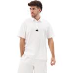 Vita Kortärmade Kortärmade pikétröjor från adidas på rea i Storlek XS i Bomull för Herrar 
