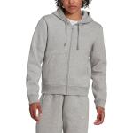 Gråa Tränings hoodies från adidas på rea i Storlek L i Fleece för Damer 
