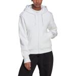 Vita Tränings hoodies från adidas på rea i Storlek XL i Fleece för Damer 