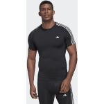 Adidas Techfit 3-stripes Training T-shirt Träningskläder Black Black