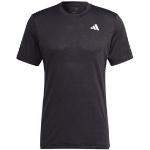 Svarta Tenniströjor från adidas Freelift i Storlek L för Herrar 