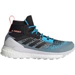Blåa Vandringskängor från adidas Terrex Free Hiker på rea i storlek 39,5 i Gummi för Damer 