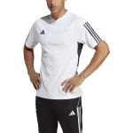 Vita Kortärmade Fotbollströjor från adidas Tiro 23 på rea i Storlek M i Material som andas för Herrar 