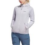 Lila Tränings hoodies från adidas på rea i Storlek XL i Fleece för Damer 
