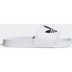 Vita Slip in-sandaler från adidas Adilette i storlek 38 med Slip-on i Syntet för Pojkar 