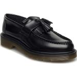 Adrian Black Polished Smooth Designers Flats Loafers Black Dr. Martens
