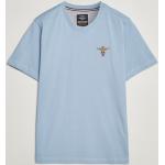 Blåa Kortärmade Kortärmade T-shirts från AERONAUTICA MILITARE i Storlek XL för Herrar 