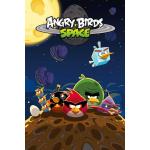 Affisch 'Angry Birds Vehicles Space' med tillbehör