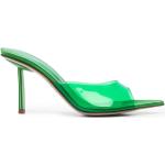 Gröna Sandaletter från LE SILLA på rea i storlek 36 med Stilettklack med öppen tå i Kalvskinn för Damer 