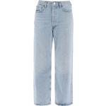 Regular Ekologiska Blåa Slitna jeans på rea för Herrar 