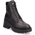Svarta Ankle-boots från Coach i storlek 37 i Läder 