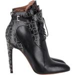 Formella Hållbara Svarta Ankle-boots från Alaia på rea i storlek 38 med Stilettklack för Damer 