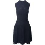 Vintage Hållbara Svarta Stickade klänningar från Alaia på rea i Storlek S med Rund ringning för Damer 