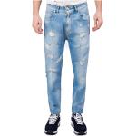 Ljusblåa Slitna jeans från Alessandro Dell'Acqua på rea för Herrar 