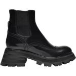 Streetwear Vinter Svarta Ankle-boots från Alexander McQueen på rea i Kalvskinn för Damer 