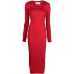 Vadlånga Röda Cut out klänningar från Alexandre Vauthier på rea i Storlek M med V-ringning för Damer 