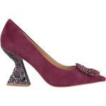 Röda Brogue-skor med glitter från Alma en Pena på rea med Klackhöjd över 9cm i Syntet för Damer 