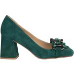 Gröna Brogue-skor från Alma en Pena på rea med Klackhöjd 7cm till 9cm i Läder för Damer 