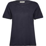 Blåa Kortärmade Kortärmade T-shirts från InWear i Storlek XS 