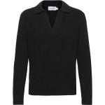 Svarta Stickade tröjor från Calvin Klein i Storlek S i Alpacka 