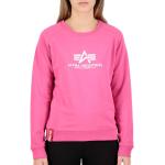 Rosa Skolstarts Tränings hoodies från Alpha Industries Inc. på rea i Storlek S för Damer 
