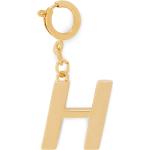 Alphabet H nyckelring med polerad finish