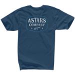 Western Mörkblåa T-shirts från Alpinestars för Herrar 
