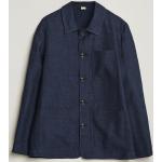 Altea Wool/Linen Chore Jacket Navy
