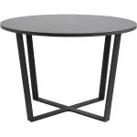 Svarta Runda matbord från Skånska Möbelhuset med diameter 110cm i Marmor 
