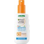 Hypoallergena Solkrämer utan parfym från Garnier Ambre Solaire för Känslig hy SPF 50+ 150 ml för Flickor 
