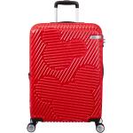Röda Resväskor med 4 hjul från American Tourister på rea i Plast för Flickor 