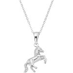 Halsband häst från Amor i Rodium för Flickor 