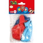 Flerfärgade Super Mario Bros Mario Ballonger från Amscan 