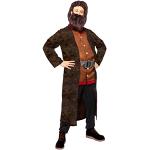Harry Potter Hagrid Sagofigurer maskeradkläder från Amscan i Storlek M 