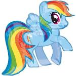 AMSCAN My Little Pony Folieballong Rainbow Dash