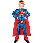 Blåa Superman Superhjältar maskeradkläder för barn för Pojkar från Amscan från Amazon.se 