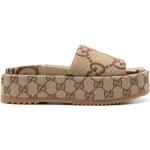 Slip in-sandaler från Gucci i storlek 39,5 med Slip-on med öppen tå i Kalvskinn för Damer 