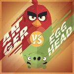 Angry Birds vs 40 x 40 cm kanvastryck polyester, f