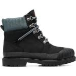 Svarta Ankle-boots från Timberland på rea med Snörning med rundad tå i Mocka för Damer 