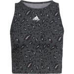 Gråa Ärmlösa Magtröjor från adidas Sportswear i Storlek XXS 