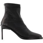 Svarta Ankle-boots från Ann Demeulemeester på rea med Slip-on med Klackhöjd 7cm till 9cm i Läder för Damer 