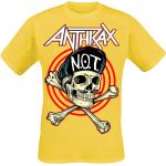 Anthrax T-shirt - Not Man - S XXL - för Herr - gul