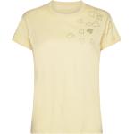 Gula Kortärmade Kortärmade T-shirts med strass från Zadig & Voltaire i Storlek XS 