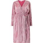Rosa Omlottklänningar med glitter i Storlek XL för Damer 
