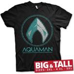 Aquaman - Distressed Shield Big Tall T-Shirt, T-Shirt