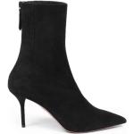 Svarta Ankle-boots från Aquazzura med spetsig tå för Damer 