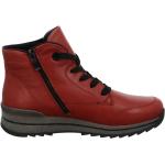 Röda Ankle-boots från Ara Osaka med Snörning i Frotté för Damer 