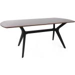 Mörkbruna Matbord från Skånska Möbelhuset i Plast 