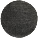 Mörkgråa Ryamattor från Rugvista med diameter 200cm i Polypropen 