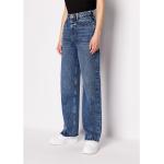 Ekologiska Blåa High waisted jeans från Armani Exchange på rea för Damer 